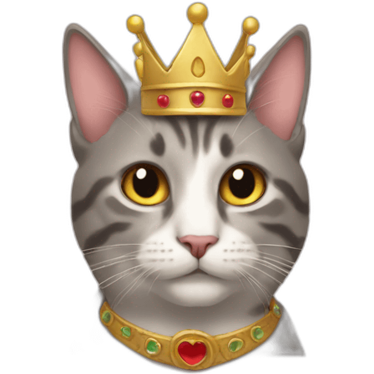 cat crown emoji