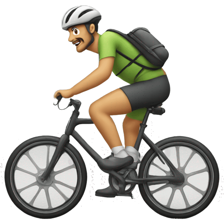 sur vélo  emoji