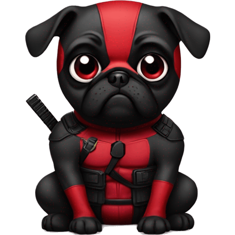 deadpool pug emoji