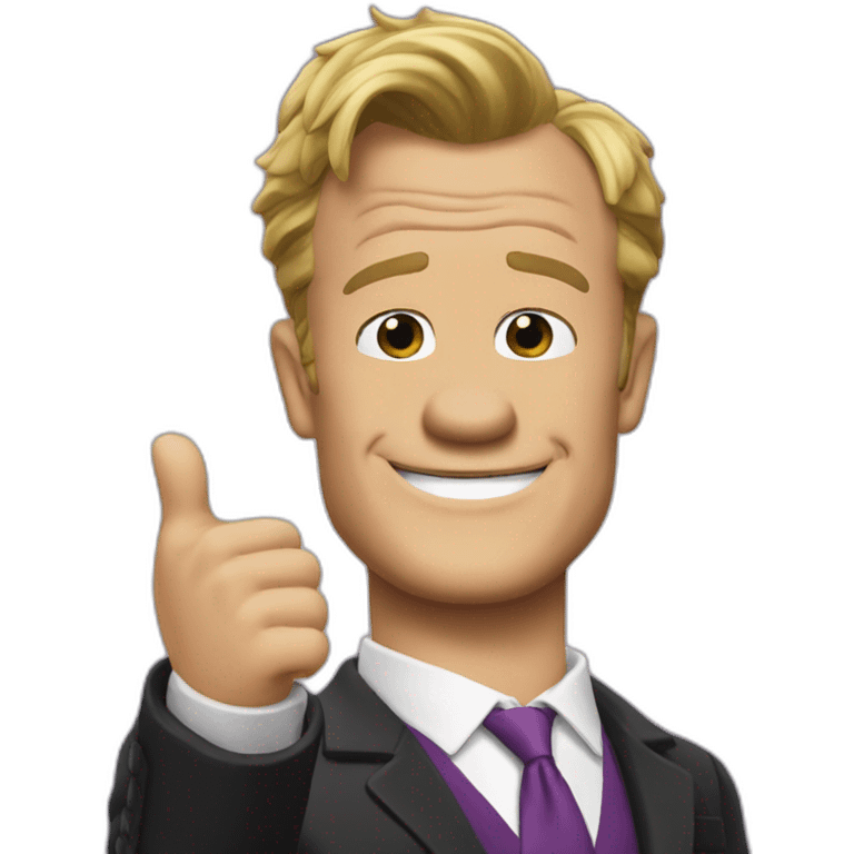 barney stinson thumb up emoji