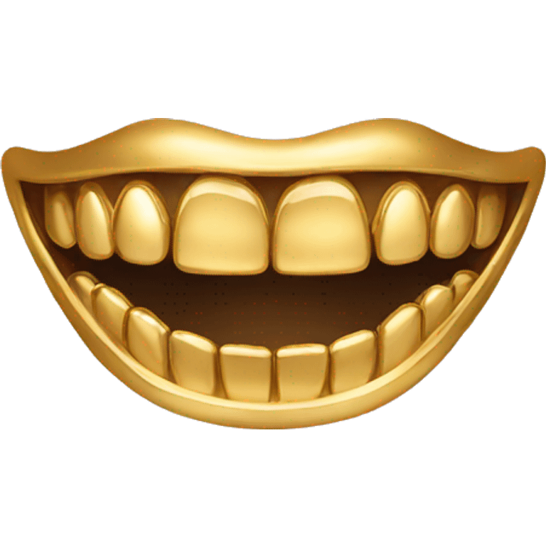 gold grillz emoji