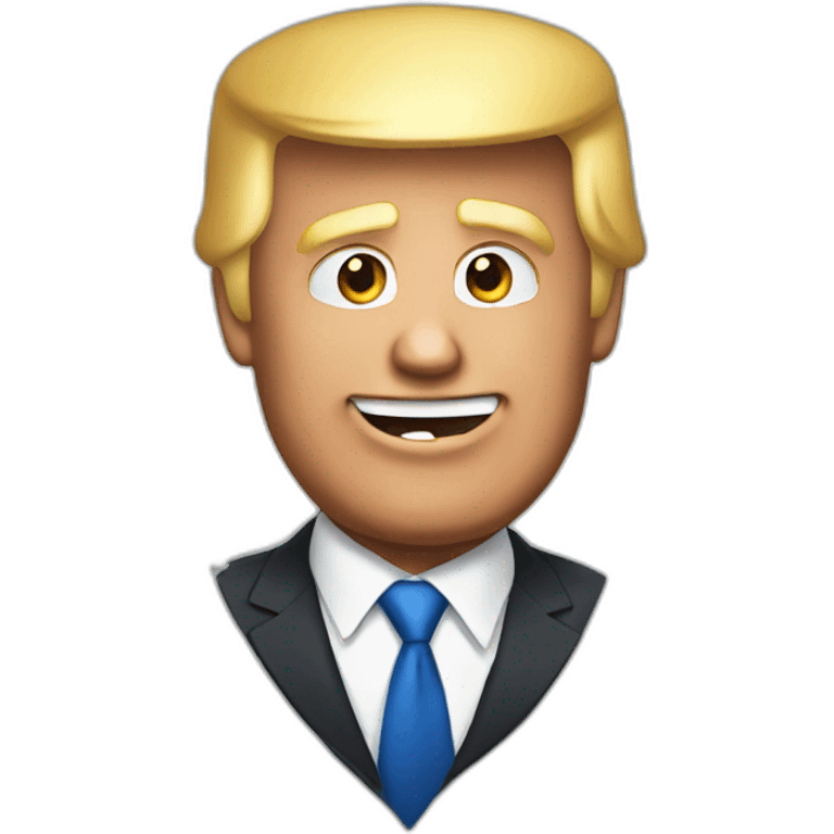 Trump saying lol  emoji