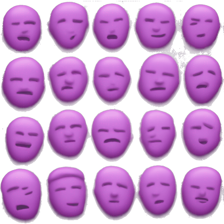 Purple pink emoji