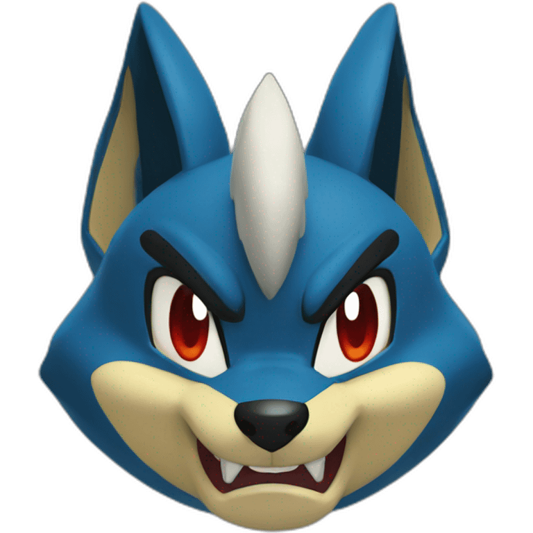 Pokémon Angry lucario emoji