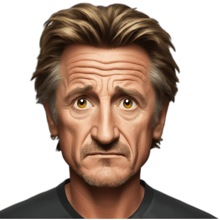 disappointed sean penn emoji