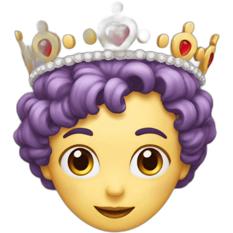 Cœur avec couronne emoji