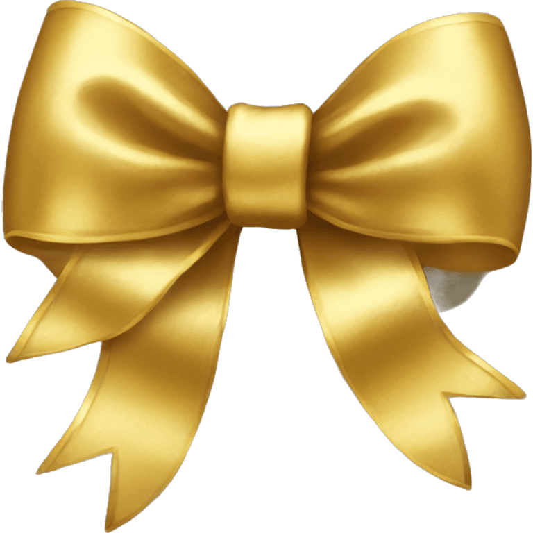 Gold bow  emoji