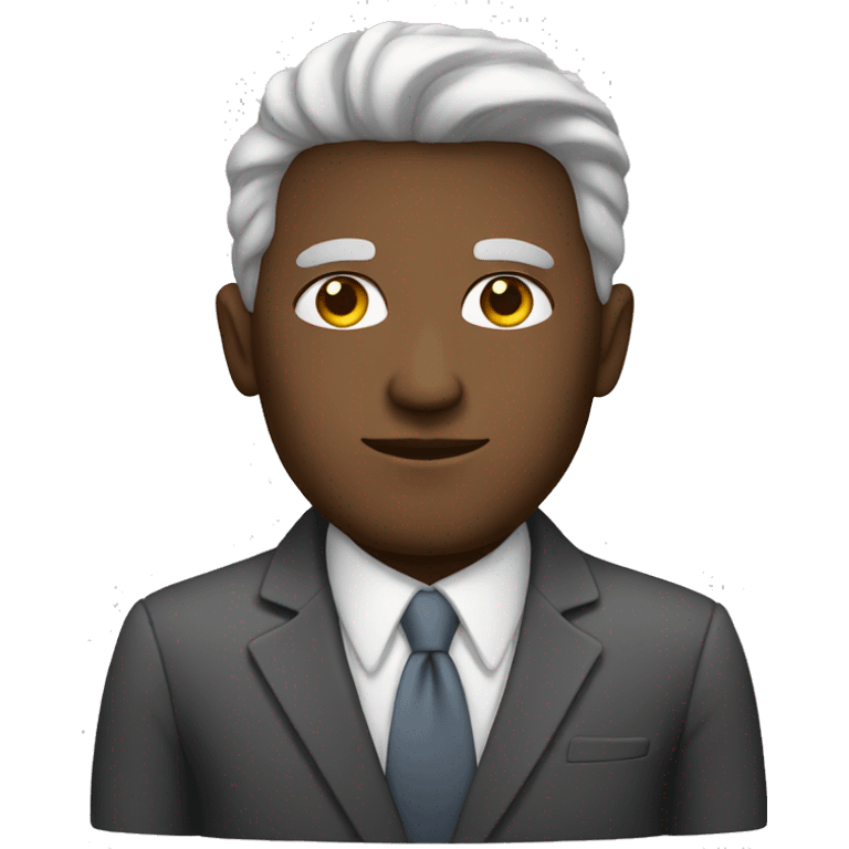 White biz emoji