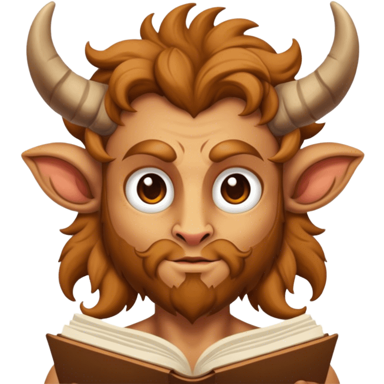 Satyr poet emoji