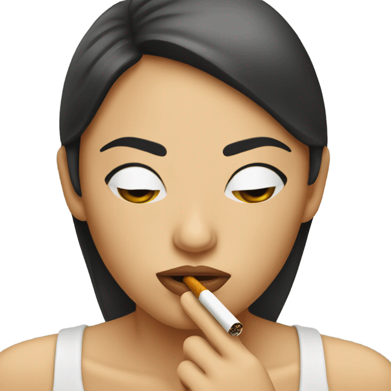 Female smoking  emoji