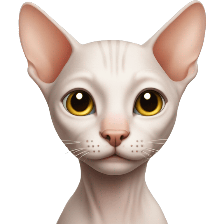 Hairless cat emoji