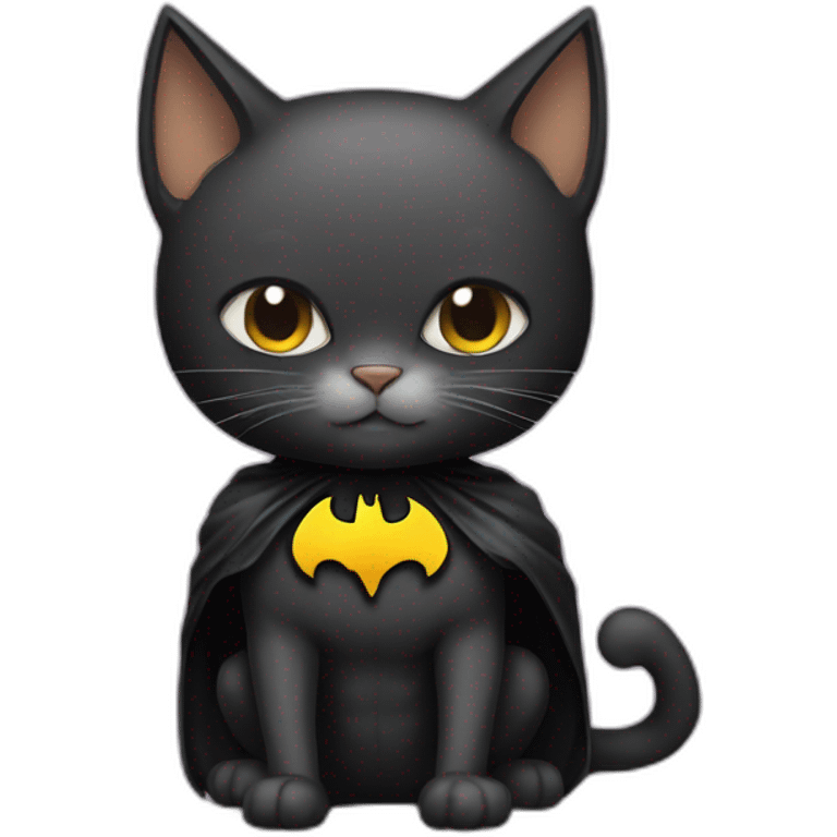 batman as a cat emoji