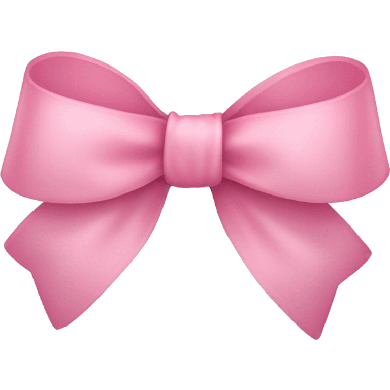 light pink ribbon bow emoji