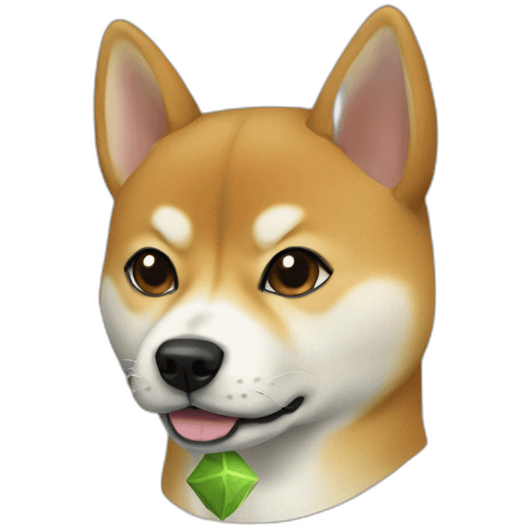 shiba inu with yoda emoji