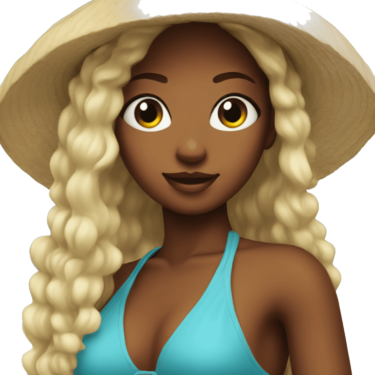 beach girl emoji