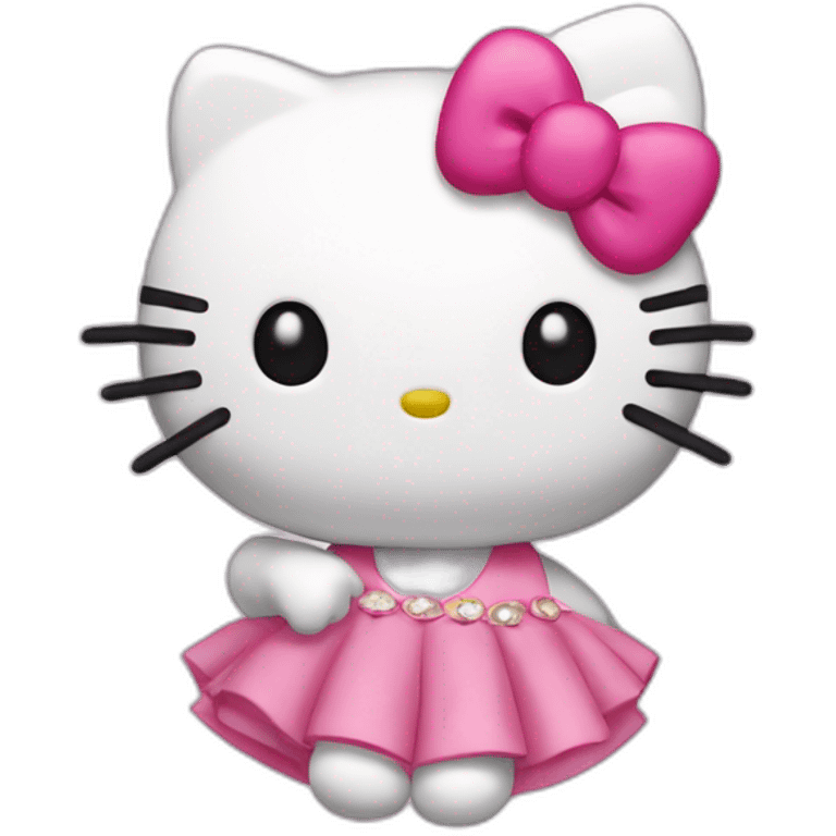 Hello kitty coquette emoji