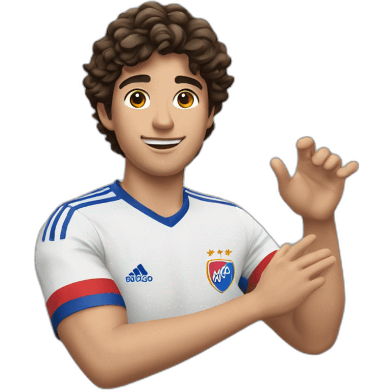 João Félix gesto con las manos  emoji