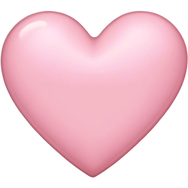 light pink heart emoji