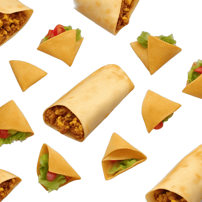 taco bell crunch wrap emoji