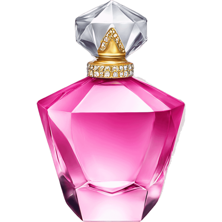 Juicy couture pink perfume diamond top emoji