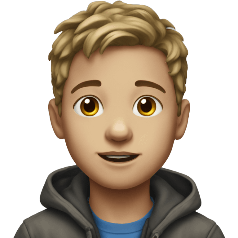 realistic portrait of a boy emoji