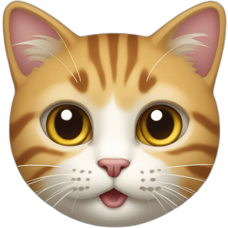 un chat qui fait un doit donner emoji