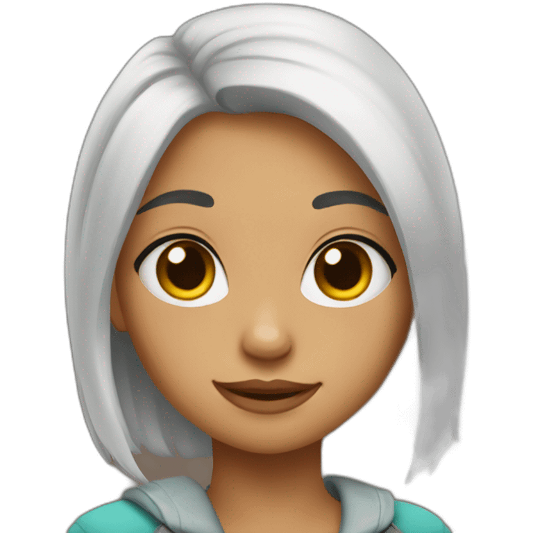 Korian cute girl emoji