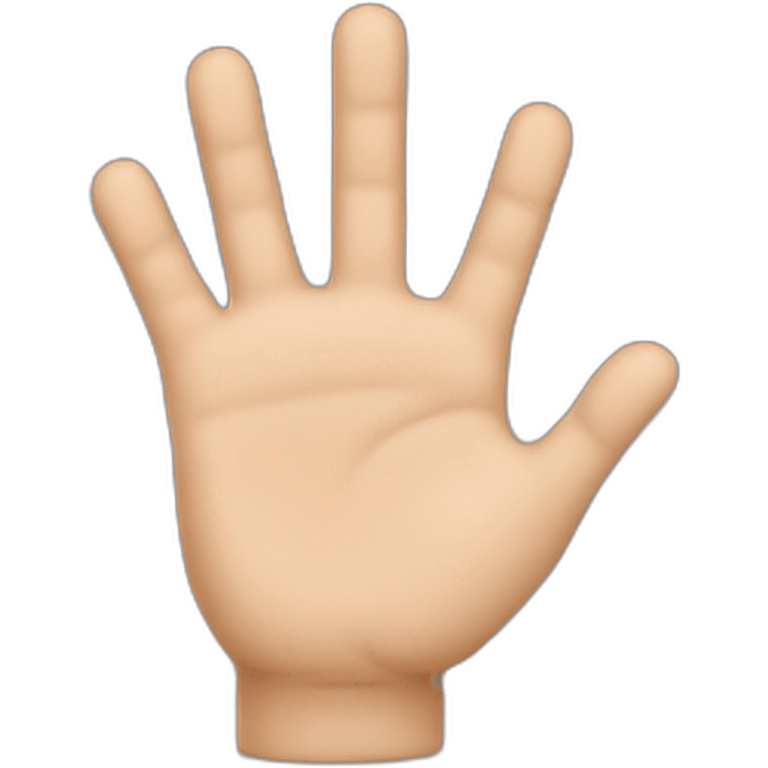 friend hand emoji