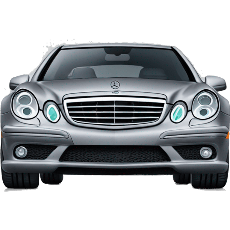 mercedes amg e55 grey  emoji