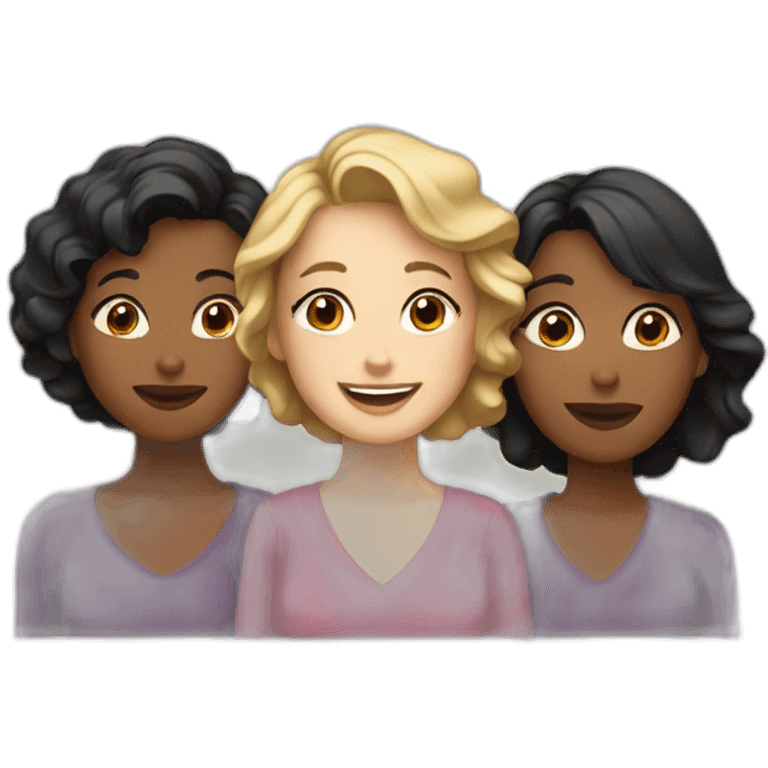 trois copines emoji