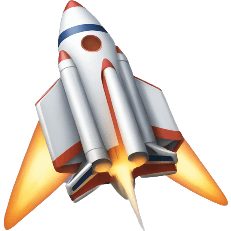 A cool rocket emoji emoji