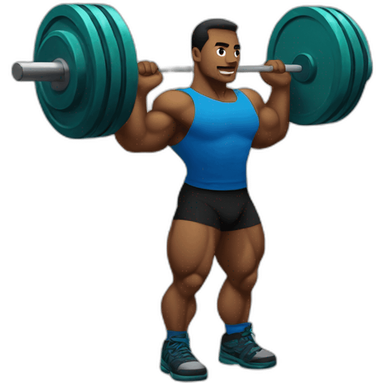 Strong powerlifter emoji