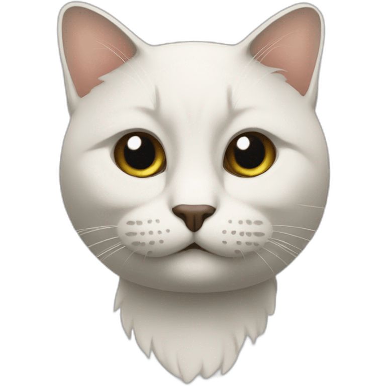 Chat sous chat emoji