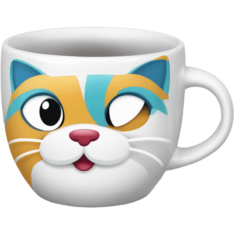 Cute coffee mug  emoji