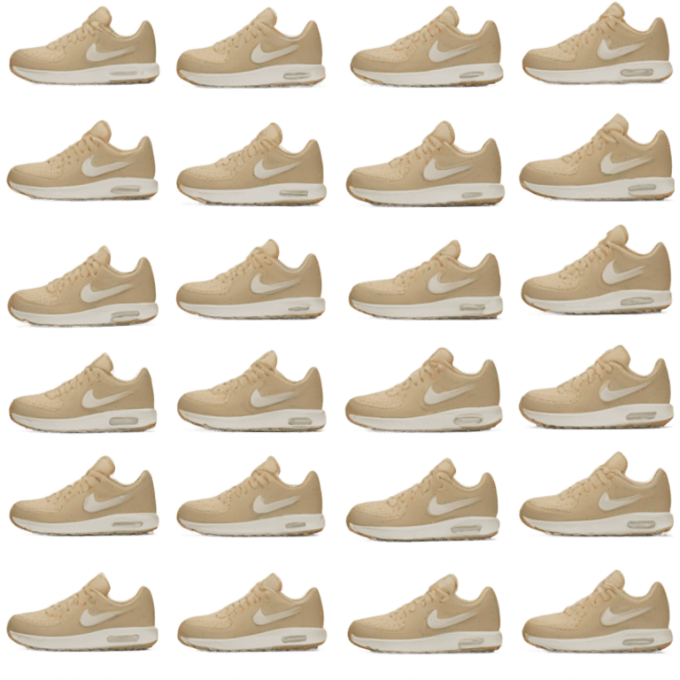 Nikes beige emoji