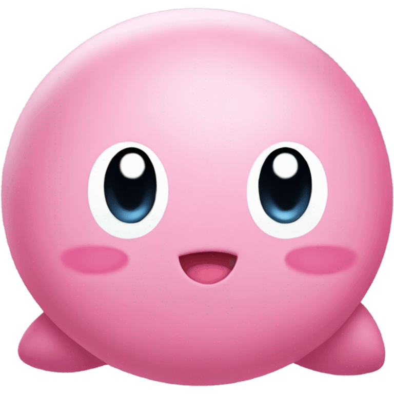 Cute kawaii Kirby emoji