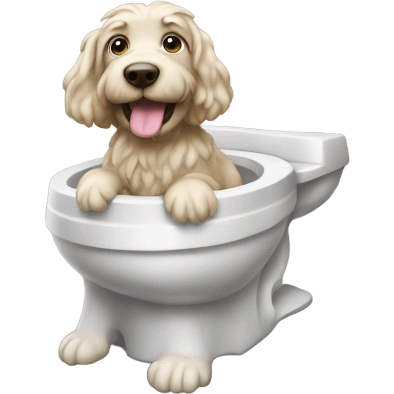 Doodle going potty emoji