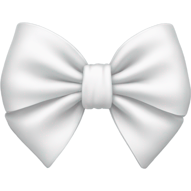 White bow emoji