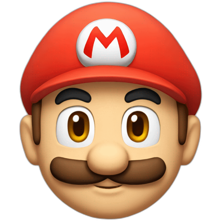 mario with a red hat emoji