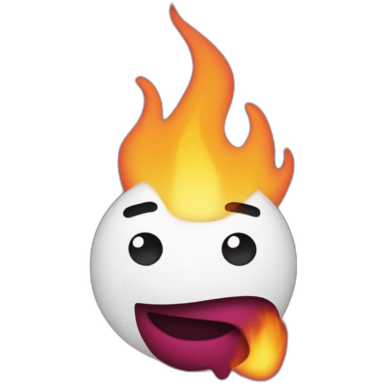 slack thread on fire emoji