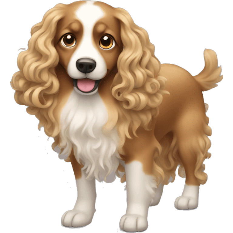 dog with long curly hair emoji