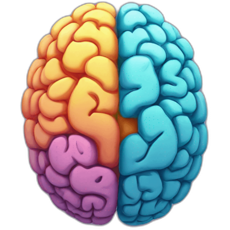 brain colorful emoji