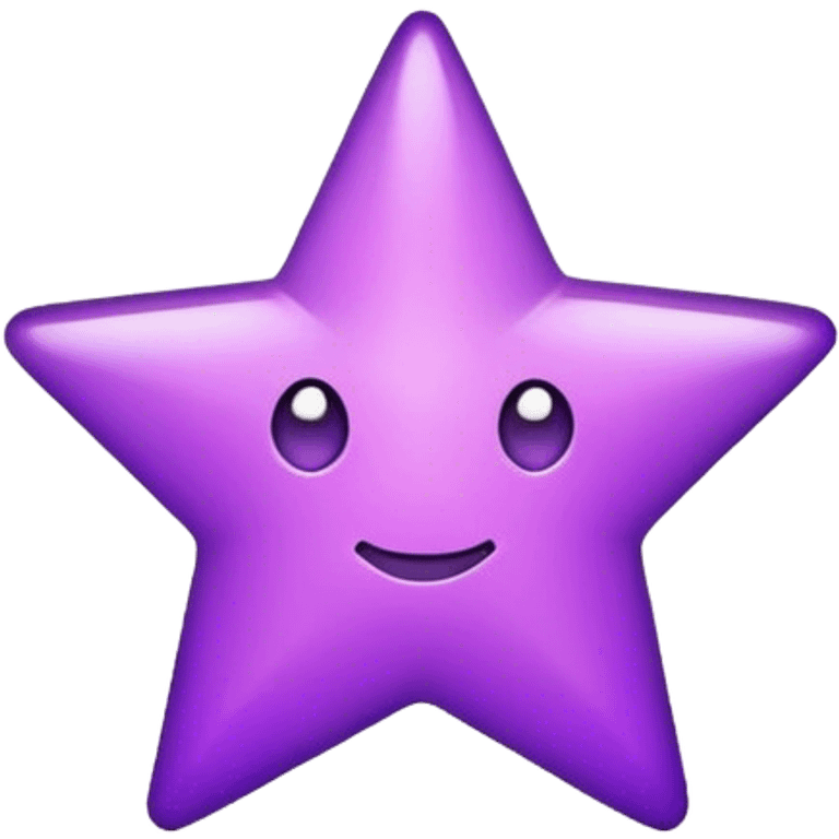 Purple star emoji