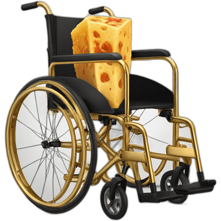 fresh meat cube golden wheelchair emoji