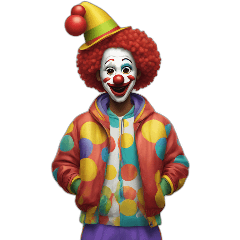 Clown in nike wear emoji