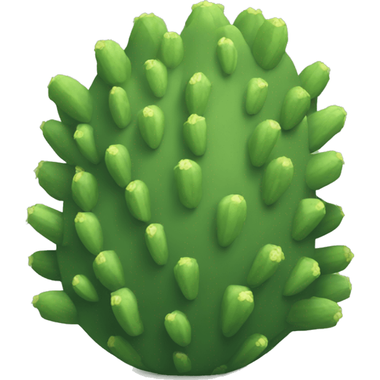 single round Nopal without pot emoji