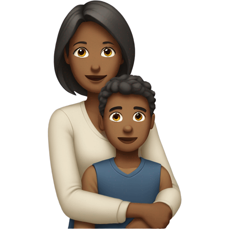 Mother and son  emoji