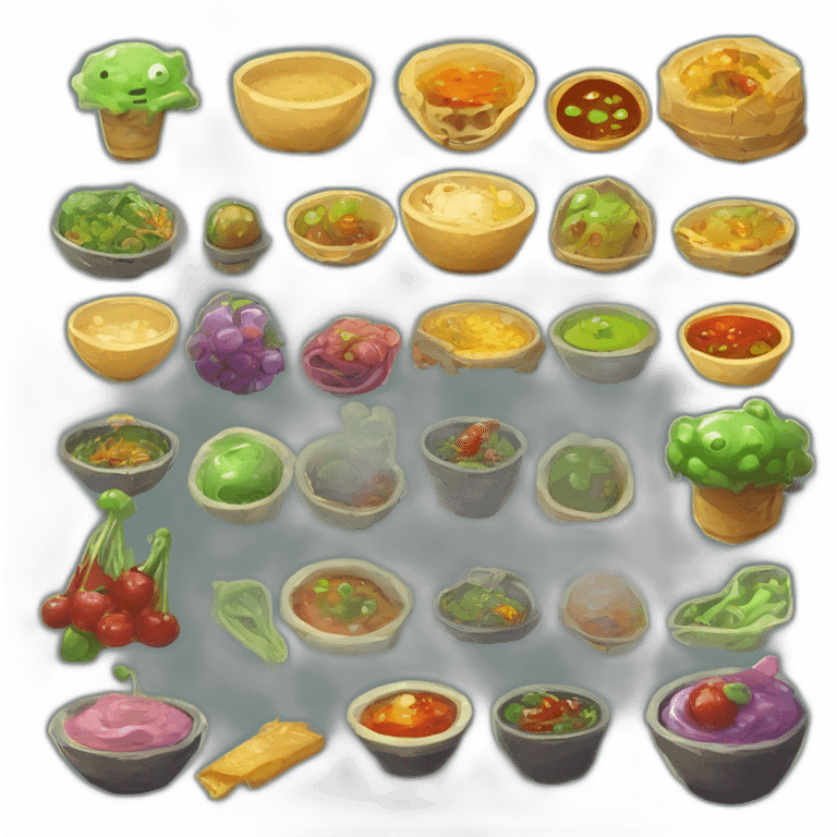 alien food scifi roguelike rpg style inspired by slay thee spire emoji