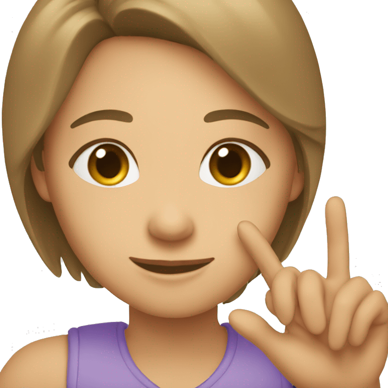 mom saying bye emoji