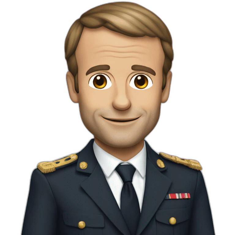 Emmanuel Macron chad emoji